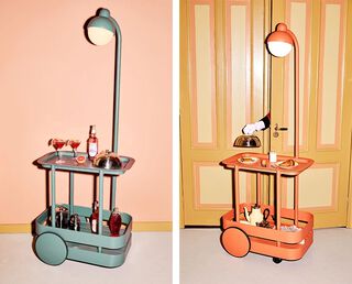 dark sage and tangerine Jolly Trolley