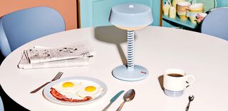 Bellboy on table