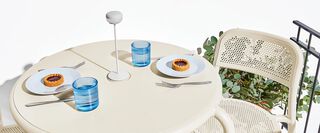 Cheerio on table
