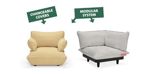 Sumo Sofa & Paletti - changeable covers & modular system