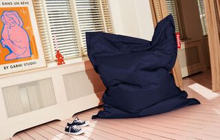 Blue beanbag