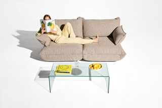 Sumo Loveseat Boucle Recycled Light Brown Melange