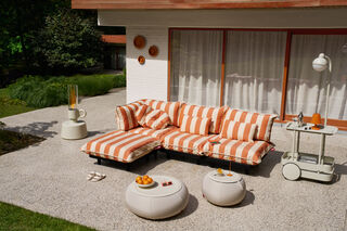 Paletti Seat Stripe Orange Creme