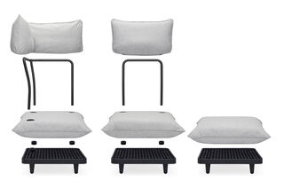 Paletti Set Medium Royal Brulee Incl. Anthracite Table