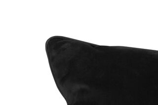 King Pillow Velvet Recycled Black