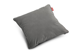 Square Pillow Velvet Recycled Taupe