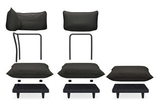 Paletti Corner Seat Outfit Thunder Grey