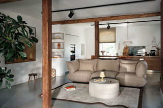 Sumo Corner Seat Boucle Recycled Light Brown Melange