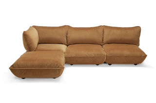 Sumo Corner Sofa Velvet Recycled Almond
