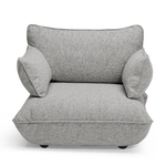Sumo Loveseat Mingle Grid Stone