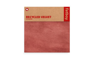 Recycled Velvet Color Swatch Rhubarb