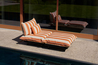 Paletti Seat Stripe Orange Creme