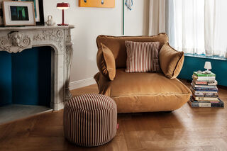 Sumo Loveseat Velvet Recycled Almond