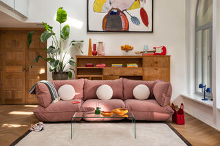 Sumo Loveseat Cord Recycled Soft Pink