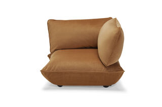Sumo Corner Seat Velvet Recycled Almond