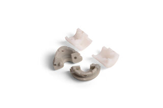 Big Lebow cable cover ring light grey