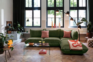 Sumo Seat Velvet Recycled Deep Green
