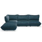 Sumo Corner Sofa Velvet Recycled Petrol