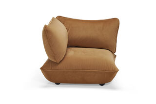 Sumo Corner Seat Velvet Recycled Almond